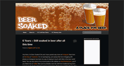 Desktop Screenshot of beersoaked.com